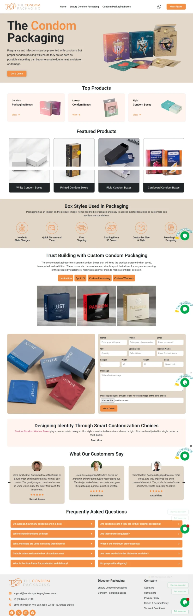 Thecondompackaging.com